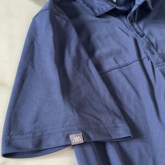 Matte Grey Golf Polo Sz. L - Picture 2 of 8